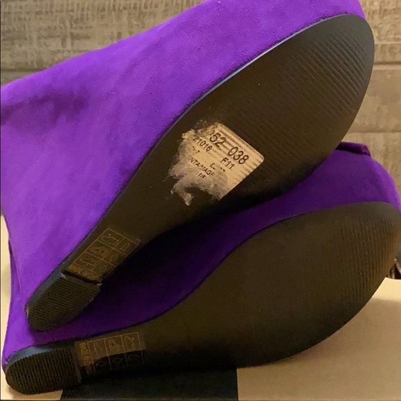 Suede Platform Shoes - Picture 4 of 7